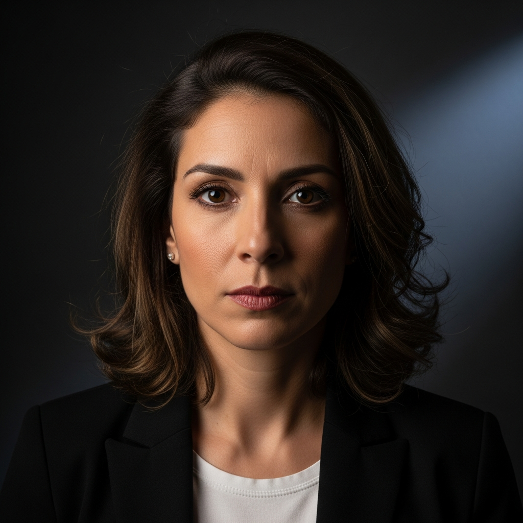 Retrato de Yusra Saleh