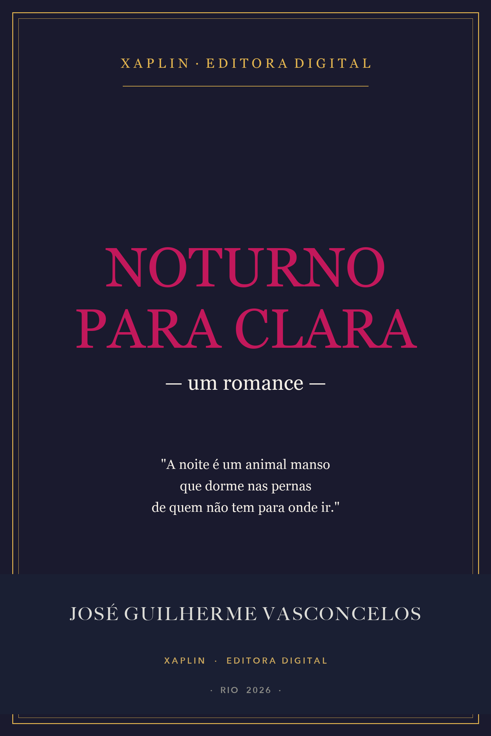 Capa do livro Noturno para Clara