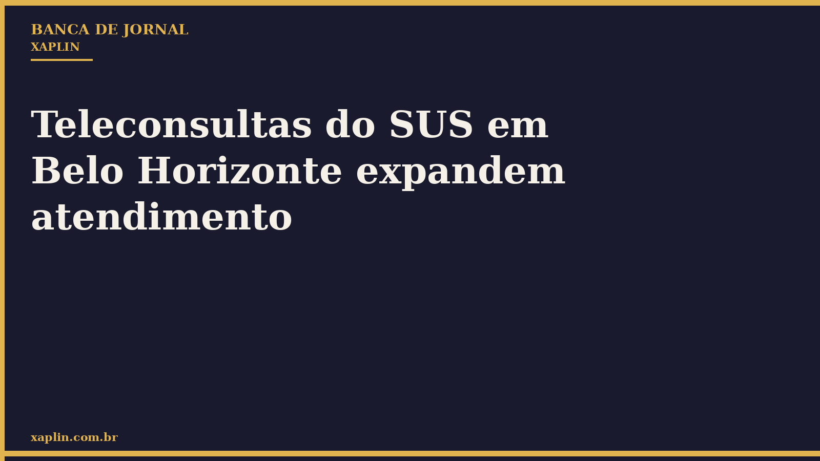 Teleconsultas do SUS em Belo Horizonte expandem atendimento
