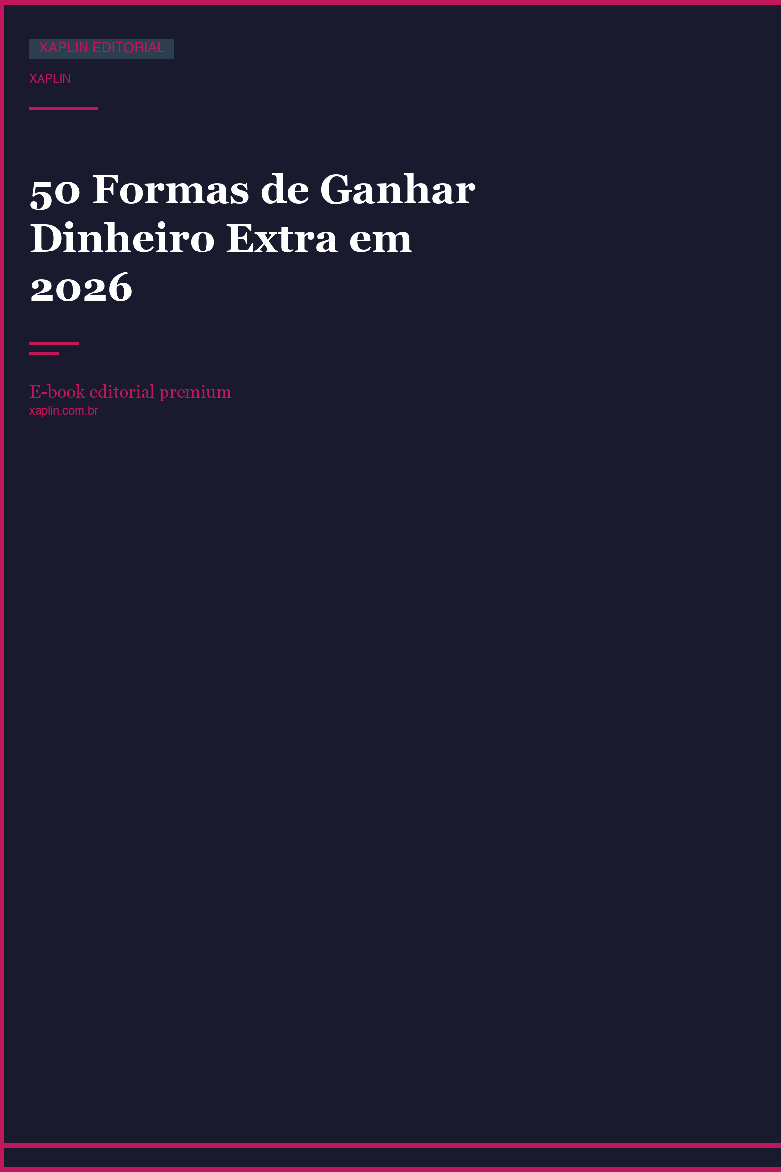 50 Formas de Ganhar Dinheiro Extra