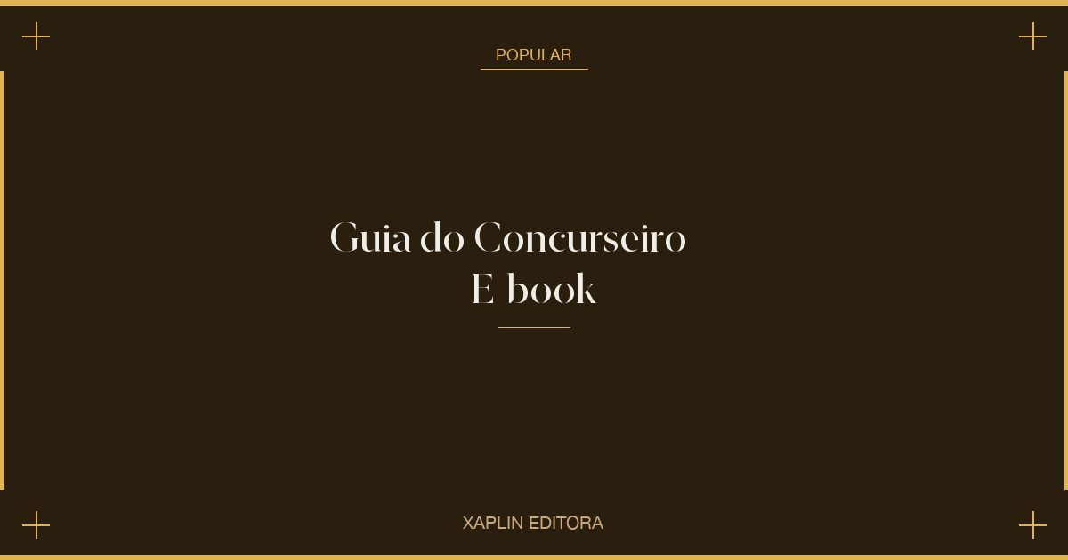 Guia do Concurseiro — E-book
