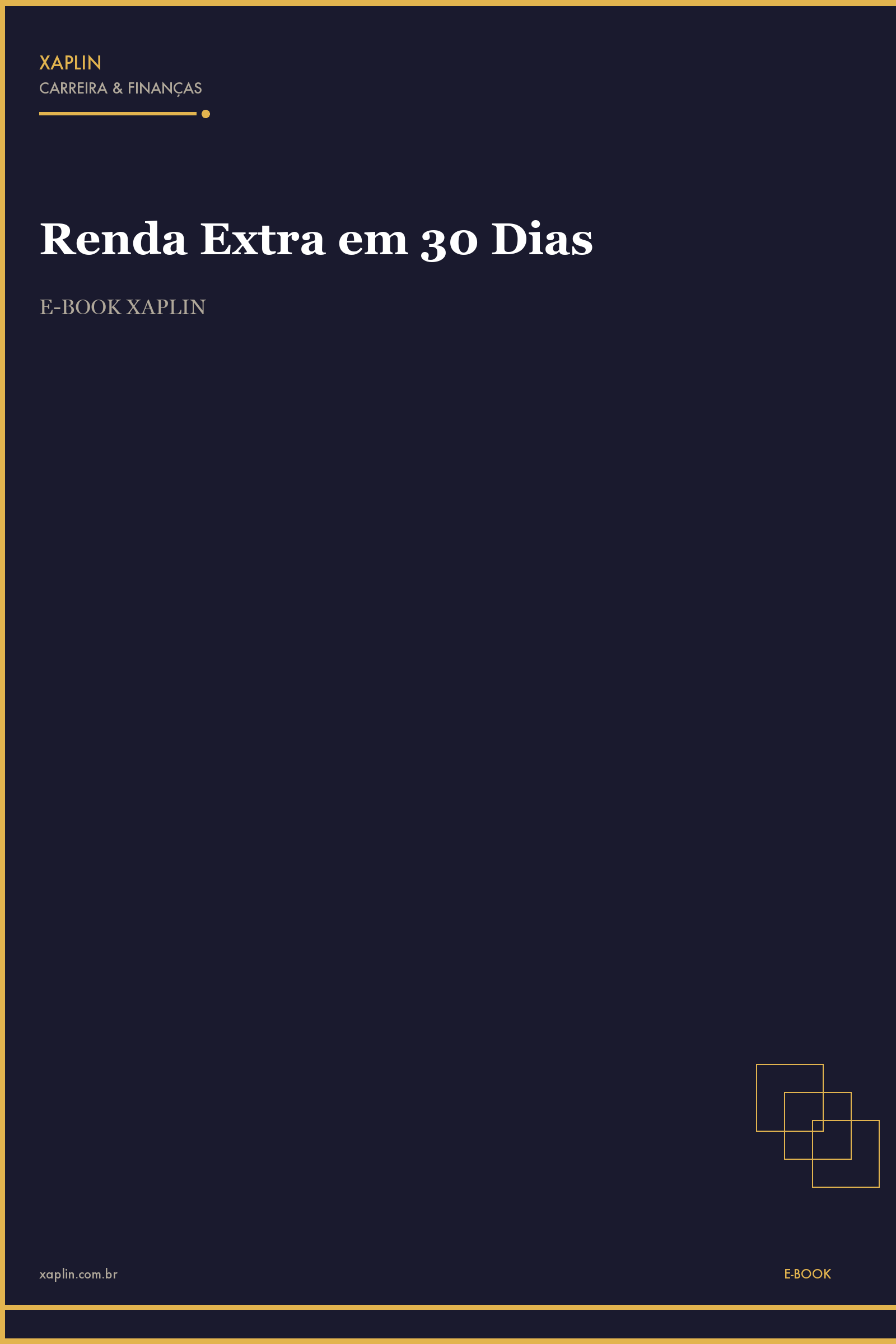 Renda Extra em 30 Dias — E-book