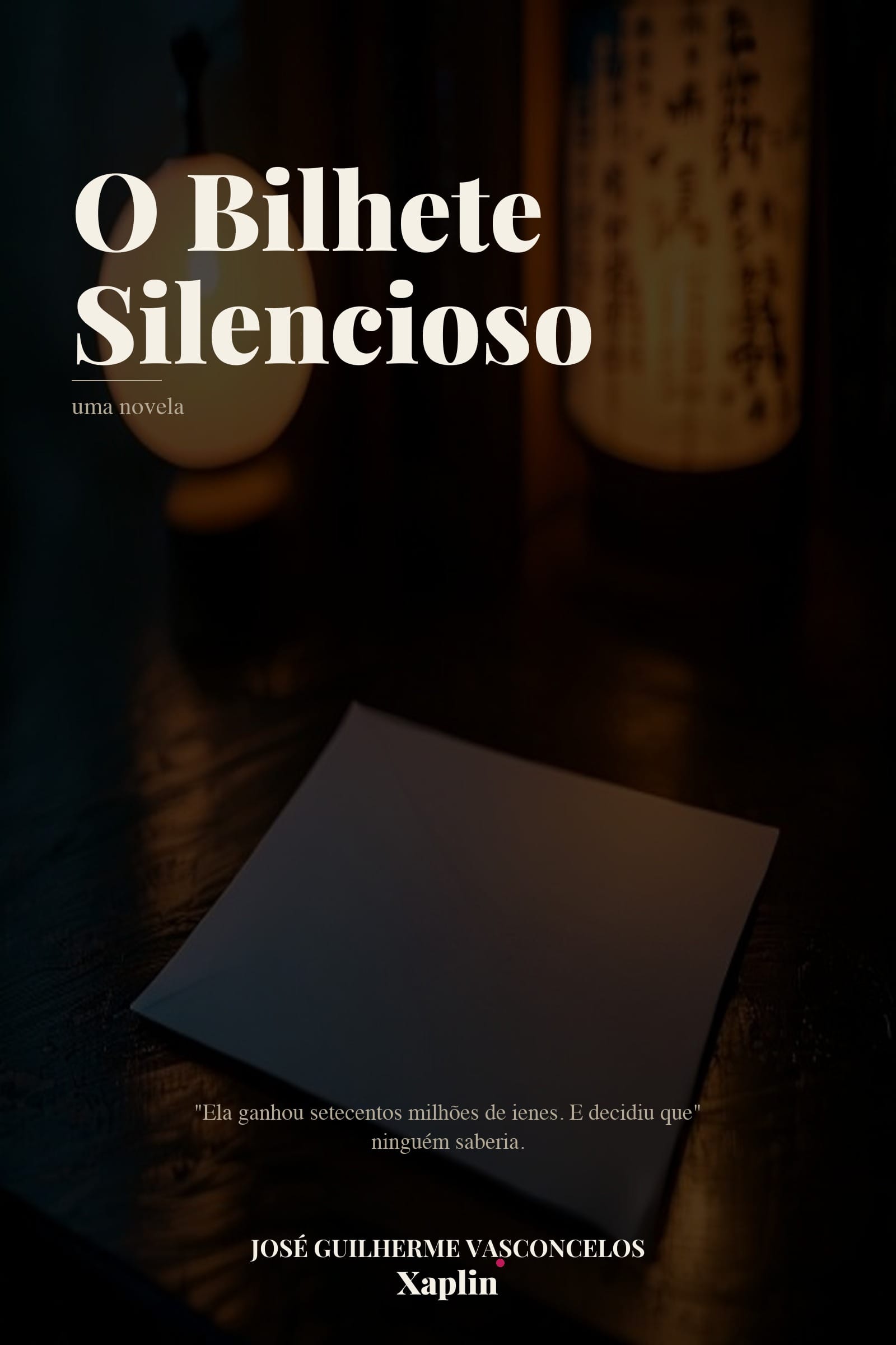 Capa · O Bilhete Silencioso
