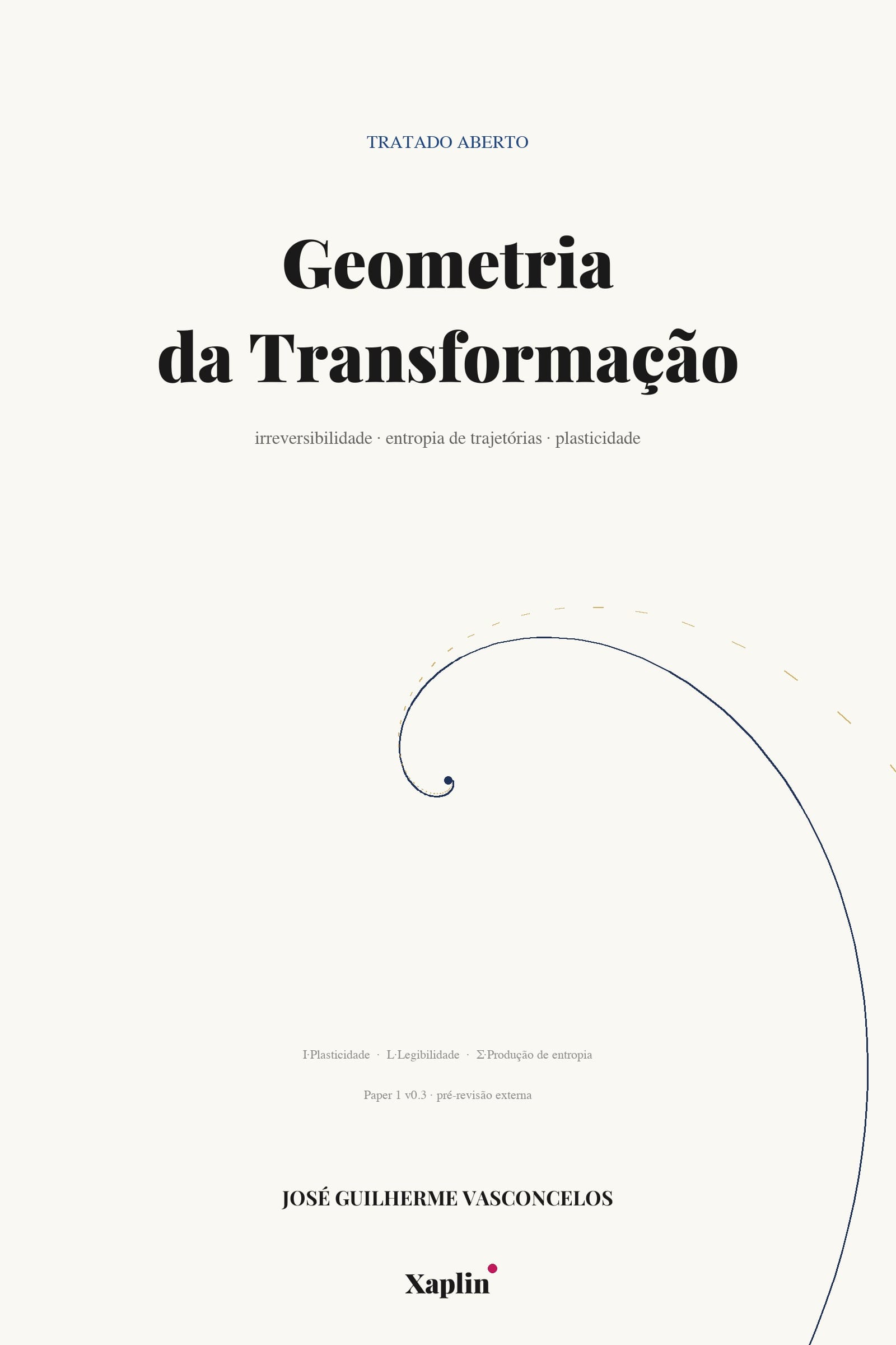 Capa · Geometria da Transformação