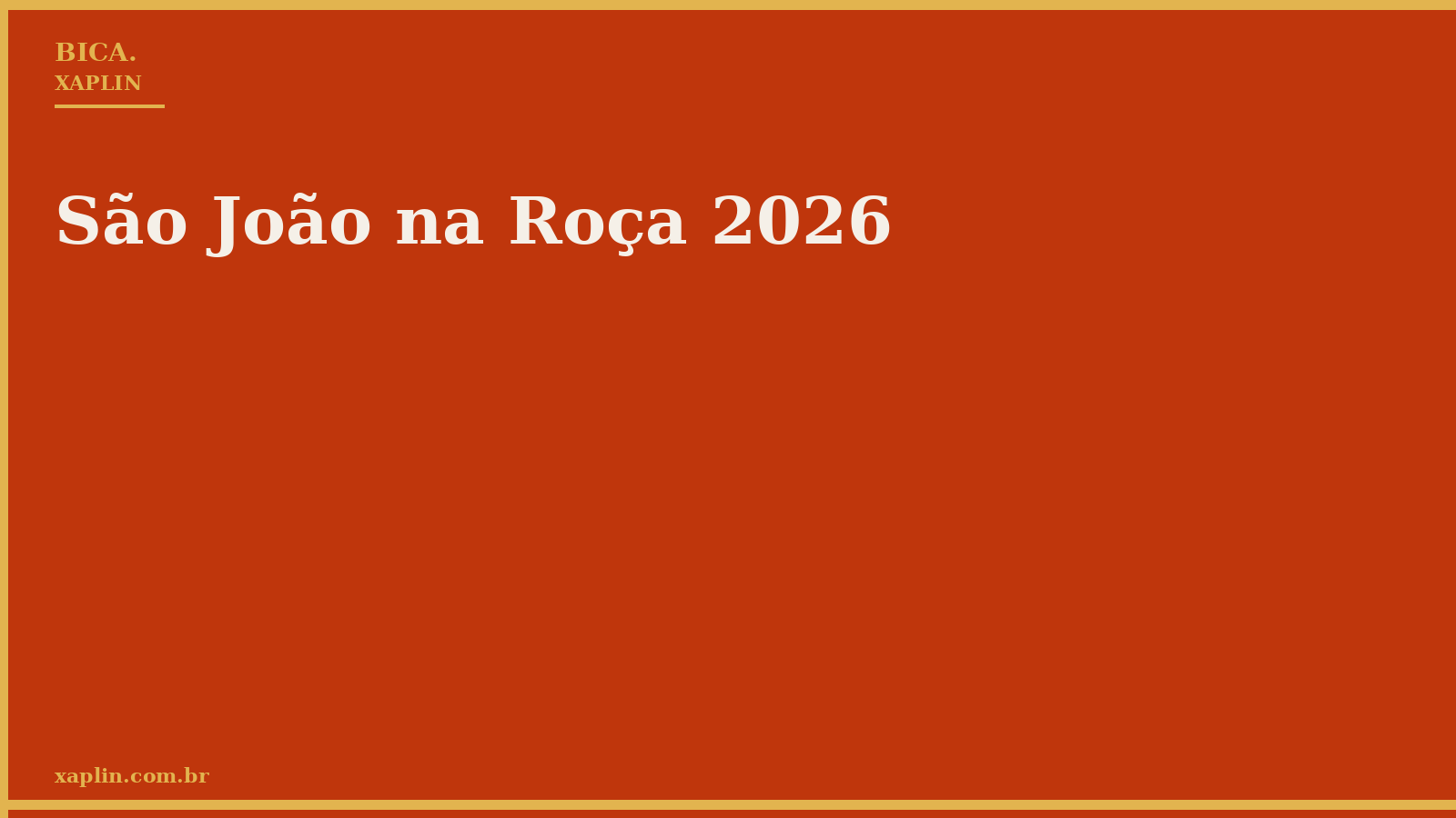 São João na Roça 2026