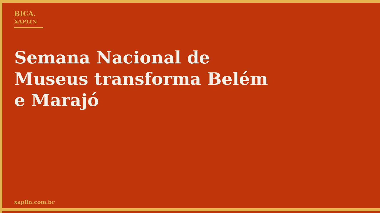 Semana Nacional de Museus transforma Belém e Marajó