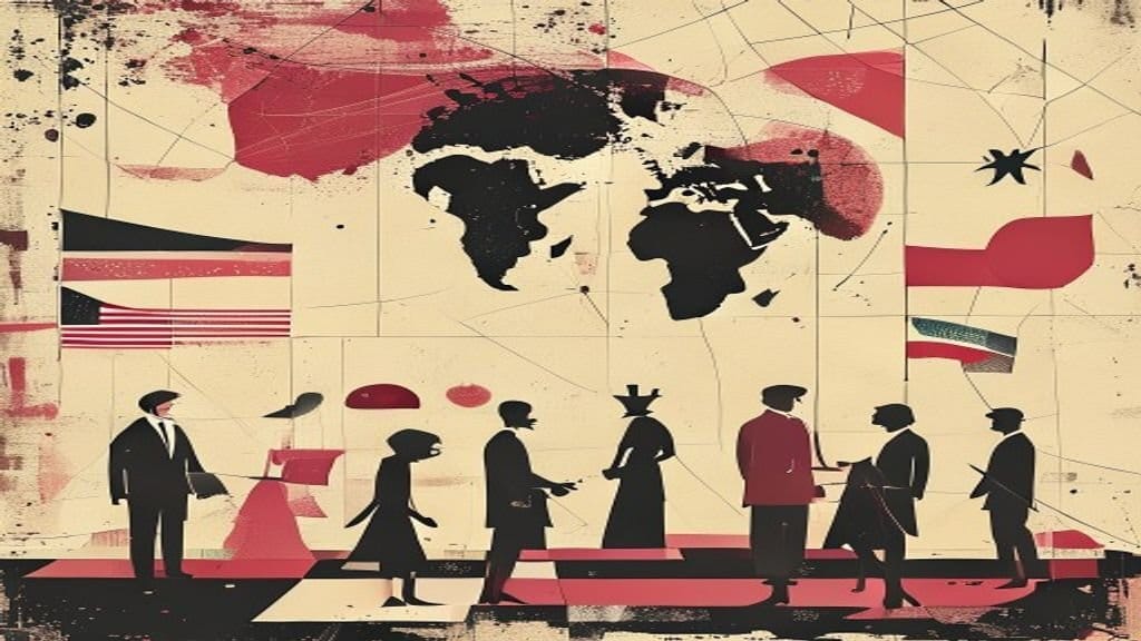 Ilustração editorial: AfD lidera pesquisas em Saxônia-Anhalt com 41% de apoio