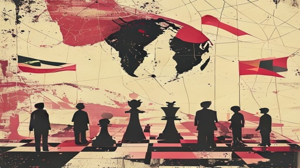 Ilustração editorial: Bebê nasce em escombros após terremoto na Venezuela
