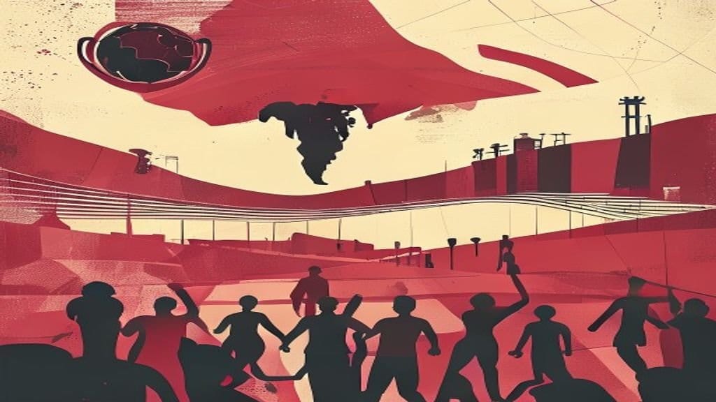 Ilustração editorial: Brasil enfrenta Haiti na segunda rodada da Copa do Mundo