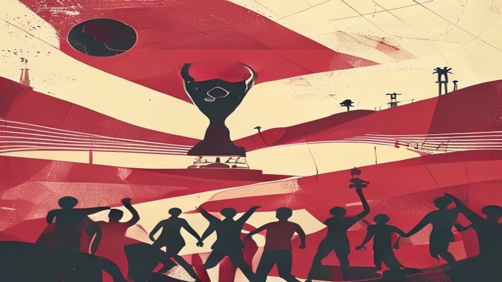 Ilustração editorial: Brasil vence Escócia por 3 a 0 e se classifica primeiro