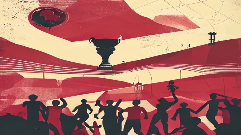 Ilustração editorial: Brasil vence Haiti 3 a 0 em estreia na Copa de 2026