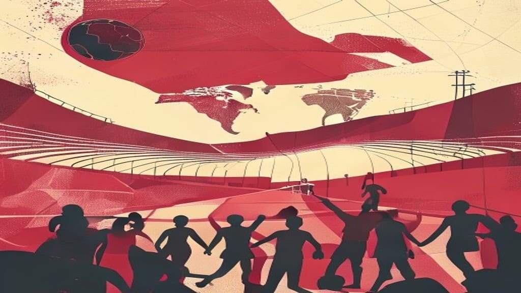 Ilustração editorial: Brasil enfrenta Escócia em rodada decisiva da Copa 2026