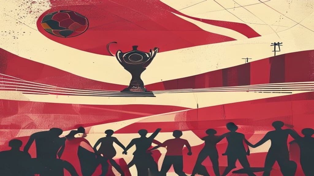 Ilustração editorial: Fifa autoriza bandeiras LGBT em jogo entre Egito e Irã na Copa
