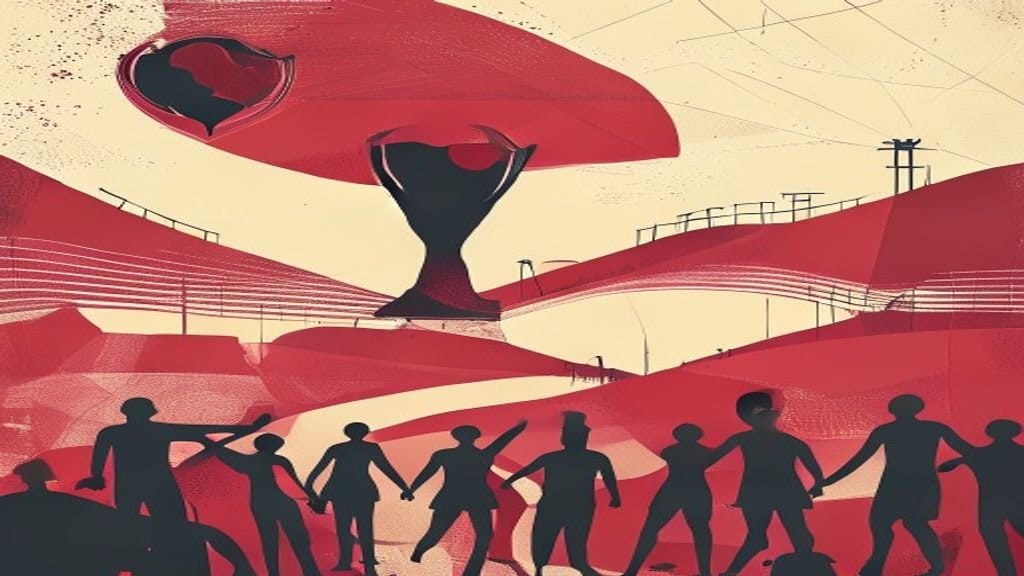 Ilustração editorial: Flamengo tem saldo positivo contra seleções da Copa de 2026
