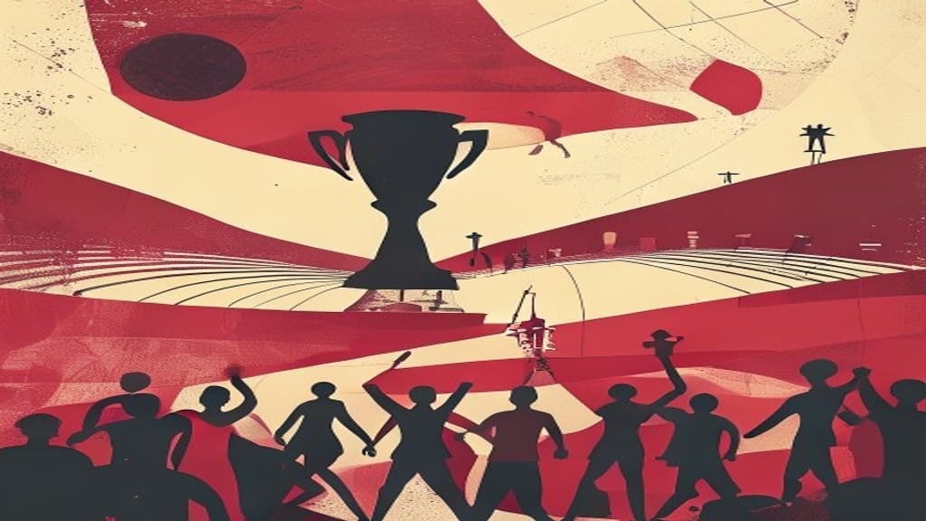 Ilustração editorial: França vence Iraque 3 a 0 e avança na Copa do Mundo