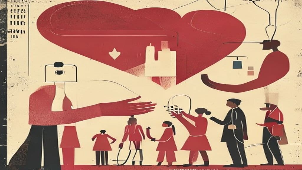 Ilustração editorial: Frio sobrecarrega o coração e aumenta risco de infarto e AVC