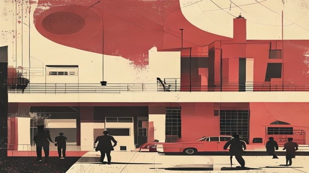 Ilustração editorial: Incêndio atinge dois galpões de autopeças na Lapa, São Paulo