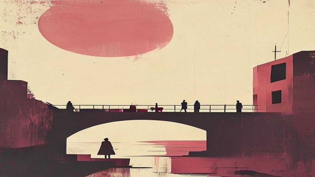 Ilustração editorial: Jovem morre ao cair de ponte abandonada em Limeira