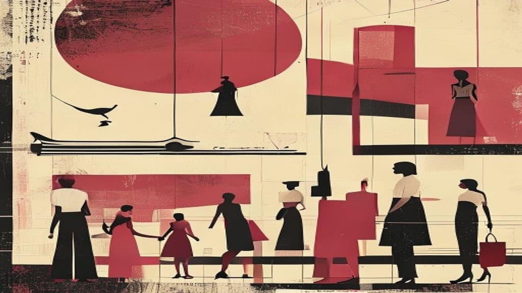Ilustração editorial: Justiça ordena assistência a mulher de Serra Leoa presa em aeroporto