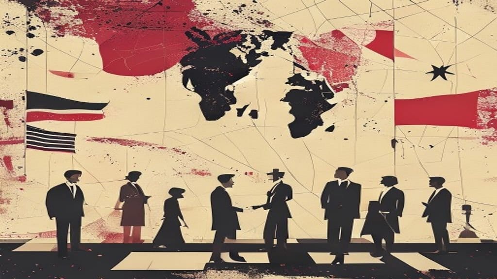 Ilustração editorial: Keir Starmer renuncia ao cargo de primeiro-ministro britânico