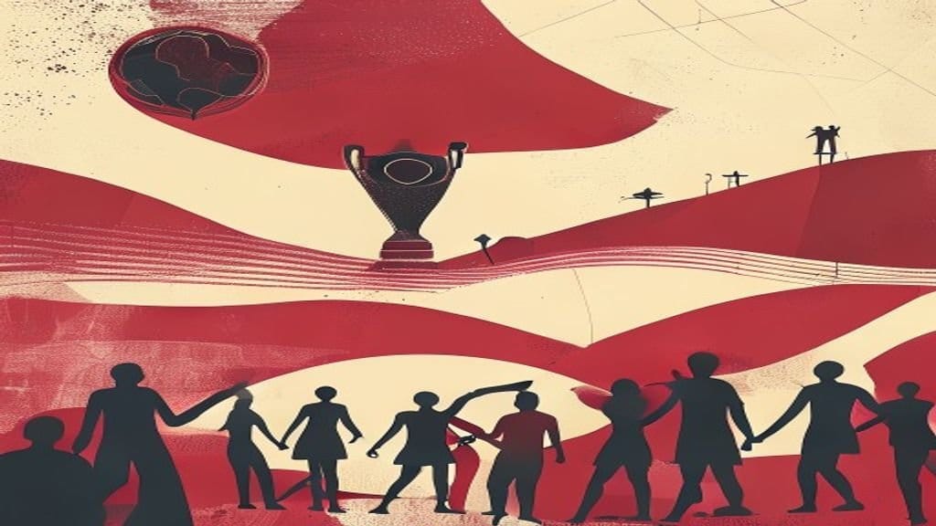 Ilustração editorial: Koné quebra perna em entrada de Madibo na Copa do Mundo de 2026