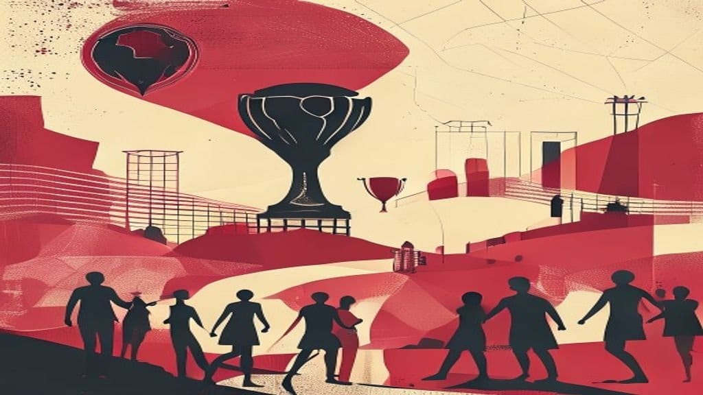 Ilustração editorial: Koné visita seleção canadense após cirurgia de fratura na perna