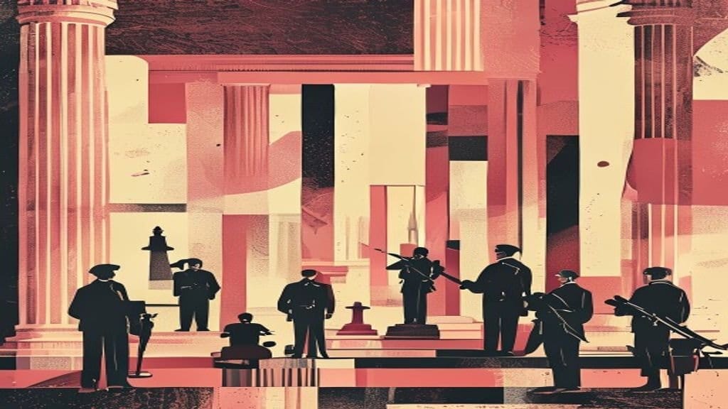 Ilustração editorial: MPRJ prende 3 policiais militares por venda de arma apreendida