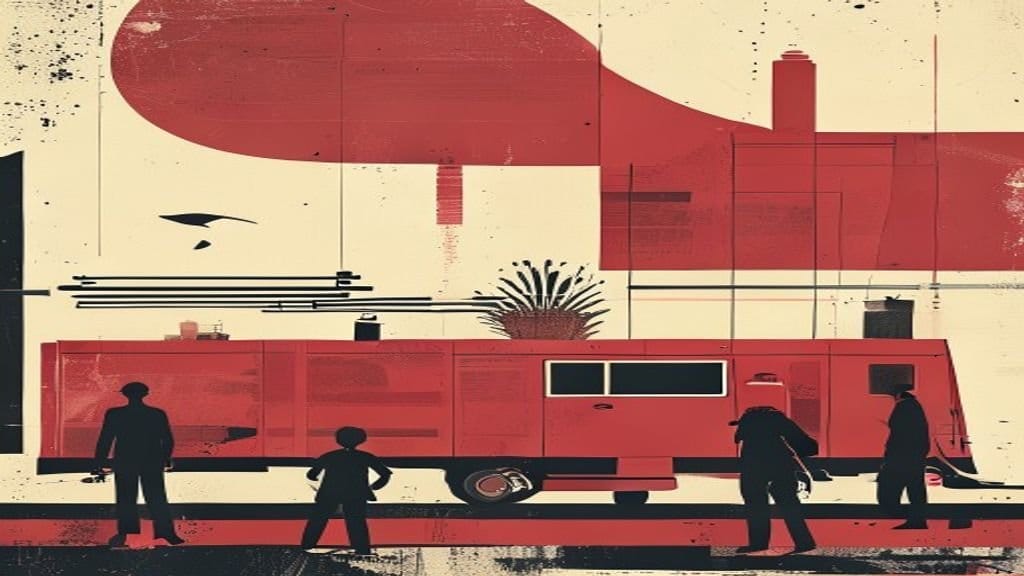 Ilustração editorial: Polícia apreende 26 fuzis em caminhão com ração animal