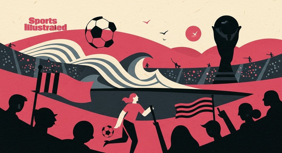 Ilustração editorial: Sport Illustrated projeta EUA nas quartas de final da Copa de 2026