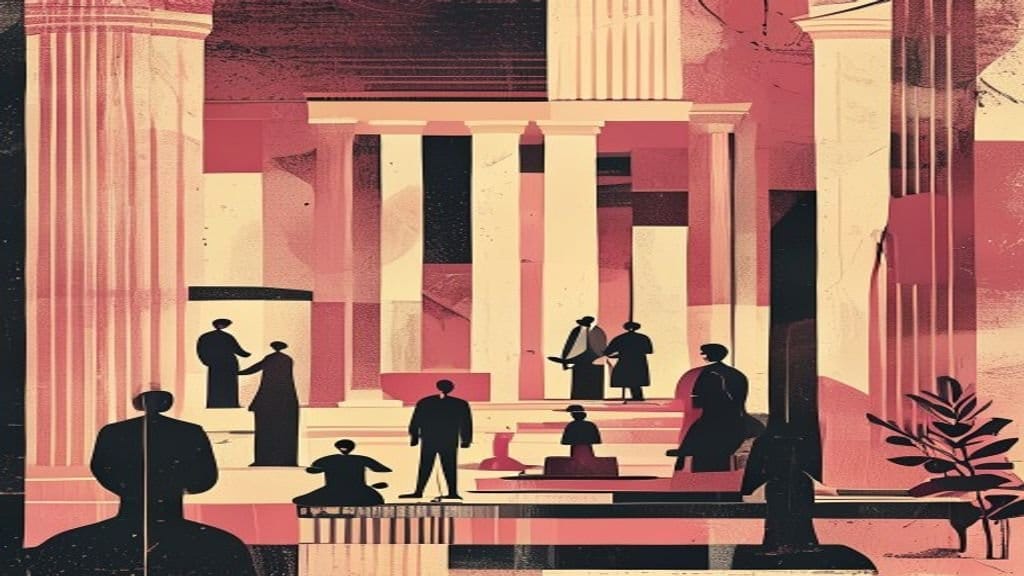 Ilustração editorial: STF mantém prisões de executivos do Banco Master
