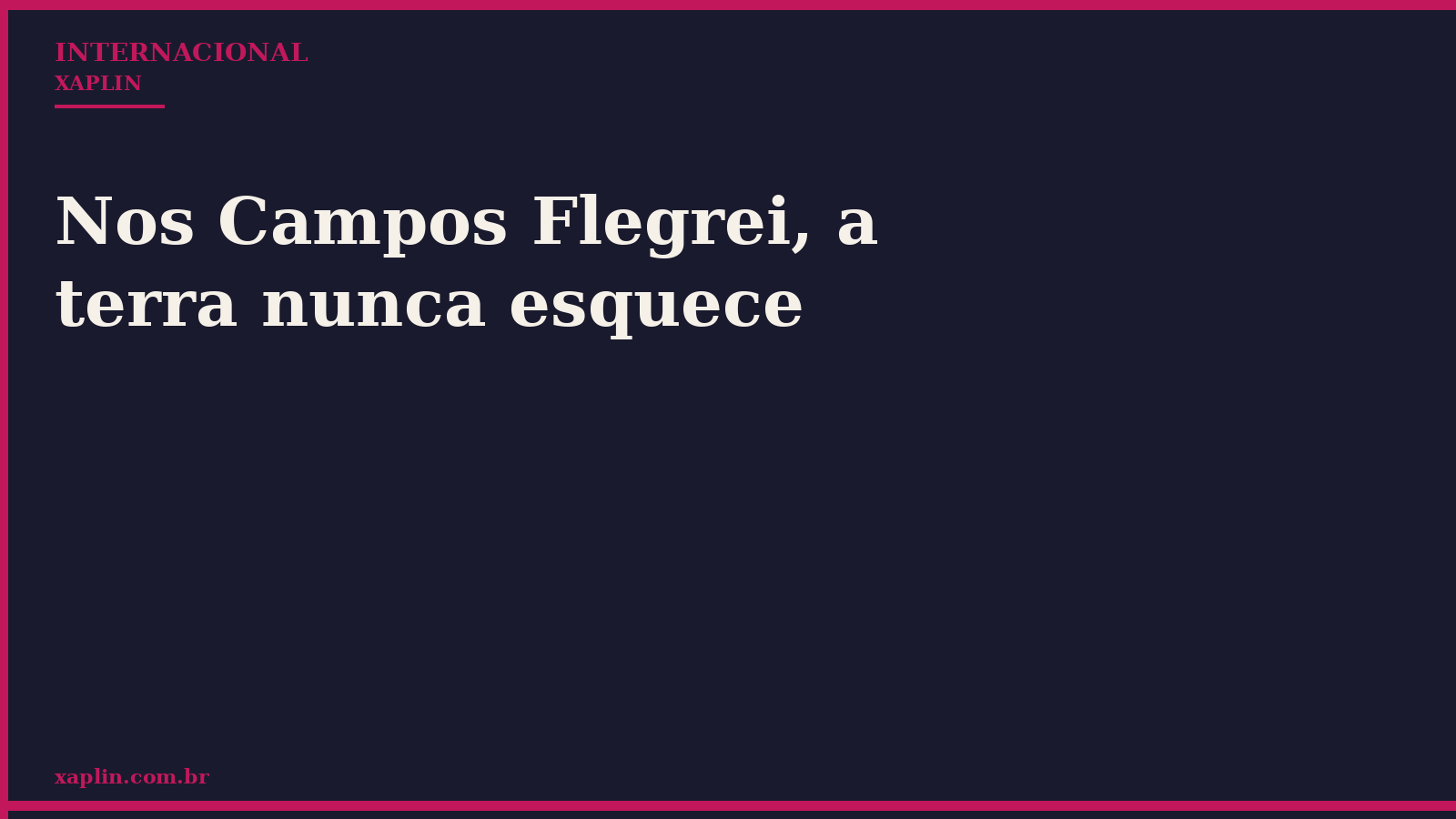Nos Campos Flegrei, a terra nunca esquece