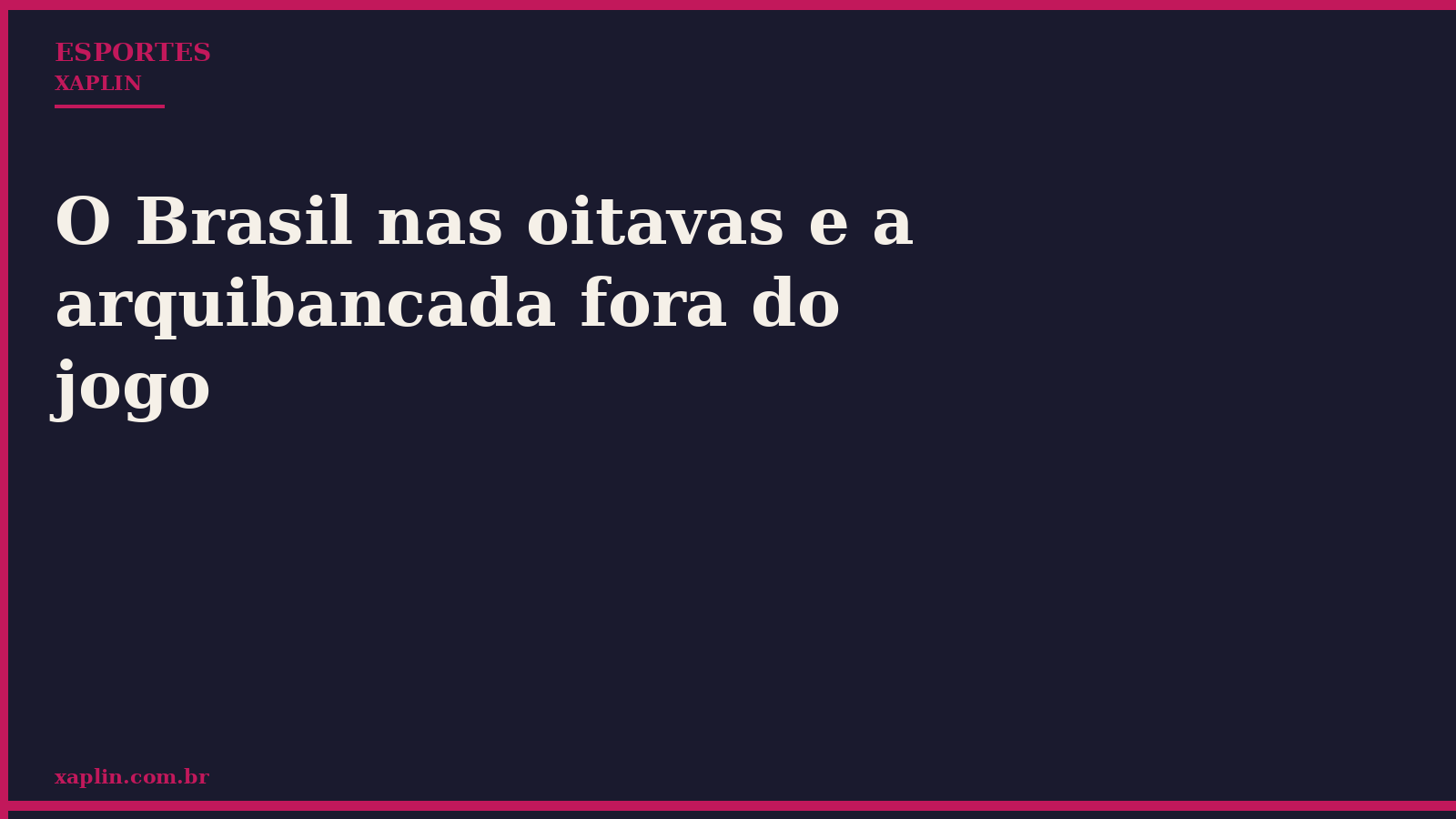 Brasil avança às oitavas com arquibancada ausente