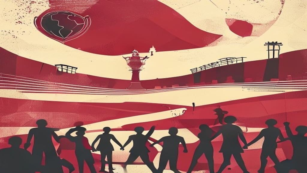 Ilustração editorial: Argentina avança à semifinal com recorde de minutos na fase mata-mata