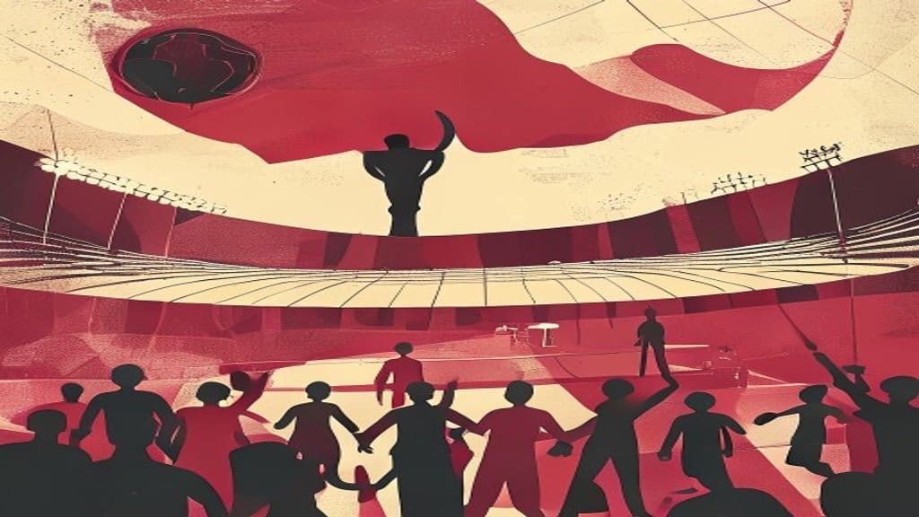 Ilustração editorial: Argentina enfrenta Egito nas oitavas de final da Copa do Mundo nesta