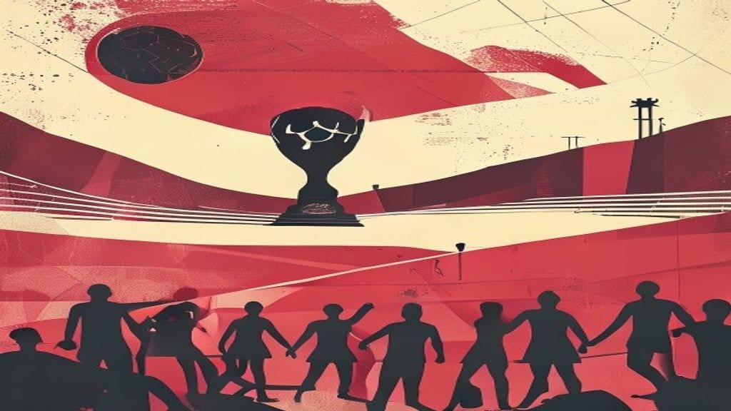 Ilustração editorial: Brasil é eliminado pela Noruega em competição internacional