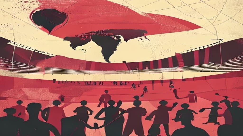 Ilustração editorial: Brasil eliminado da Copa gera onda de pessimismo nas redes sociais