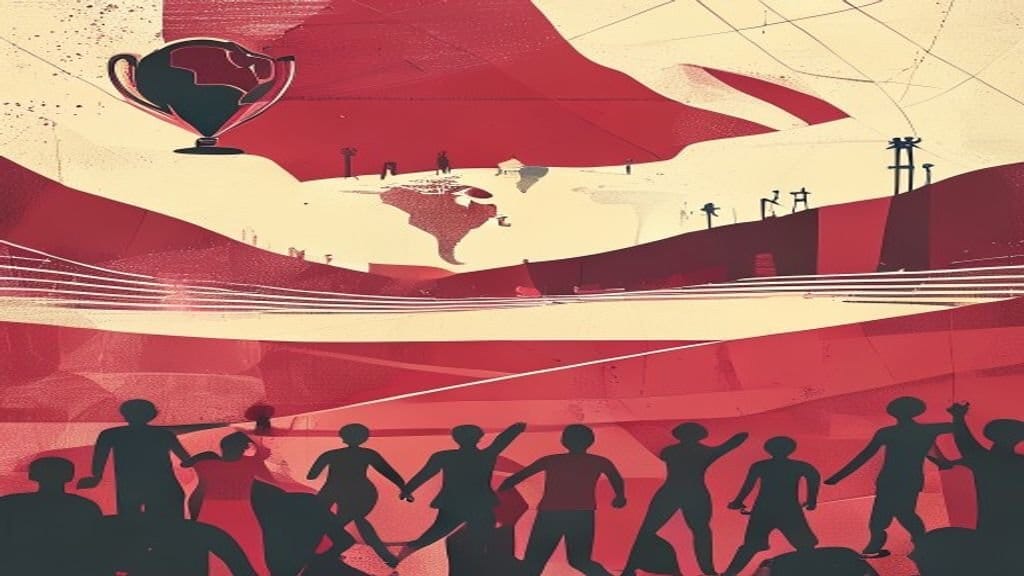 Ilustração editorial: Brasil enfrenta Noruega nas oitavas da Copa do Mundo