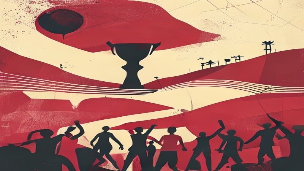 Ilustração editorial: Colômbia bate Gana 1 x 0 e avança às oitavas da Copa