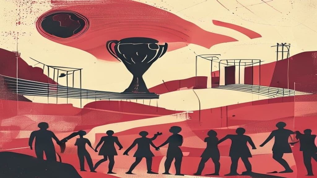 Ilustração editorial: Copa do Mundo de 2030 terá jogos em seis países