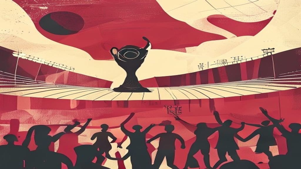 Ilustração editorial: Espanha vence Argentina e é bicampeã da Copa do Mundo