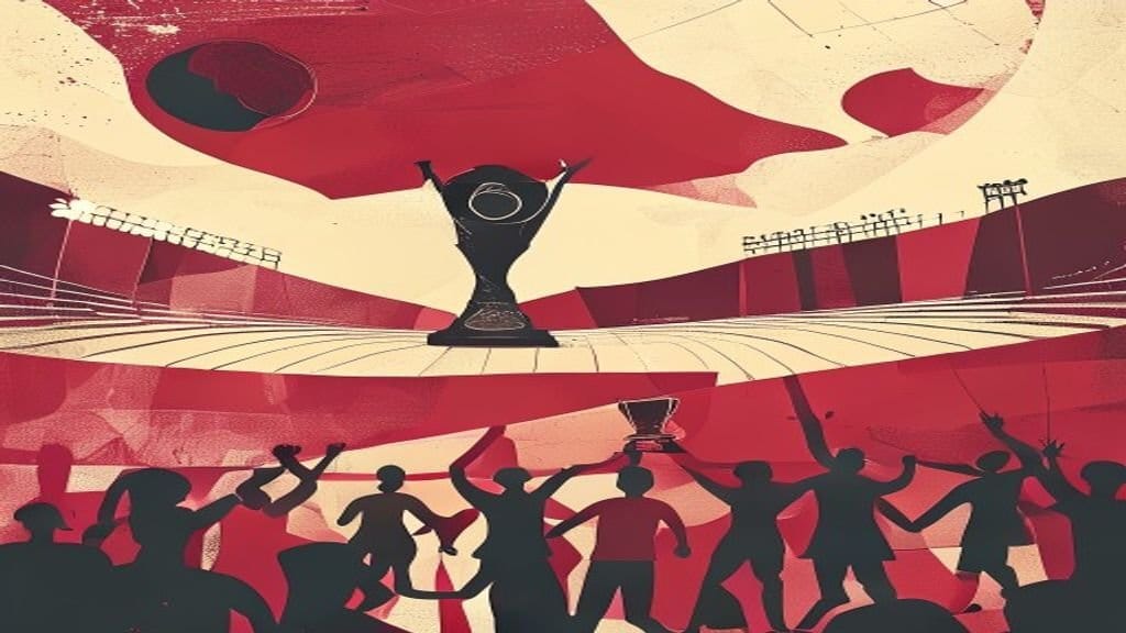 Ilustração editorial: Espanha vence Argentina na prorrogação e conquista Copa