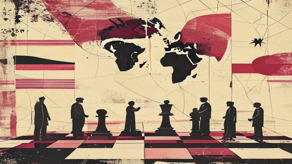 Ilustração editorial: EUA e Irã negociam acordo sobre tráfego em Hormuz
