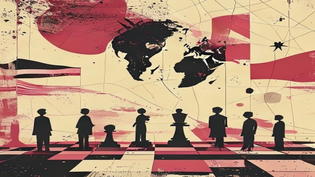 Ilustração editorial: EUA lançam terceira noite de ataques contra alvos militares iranianos