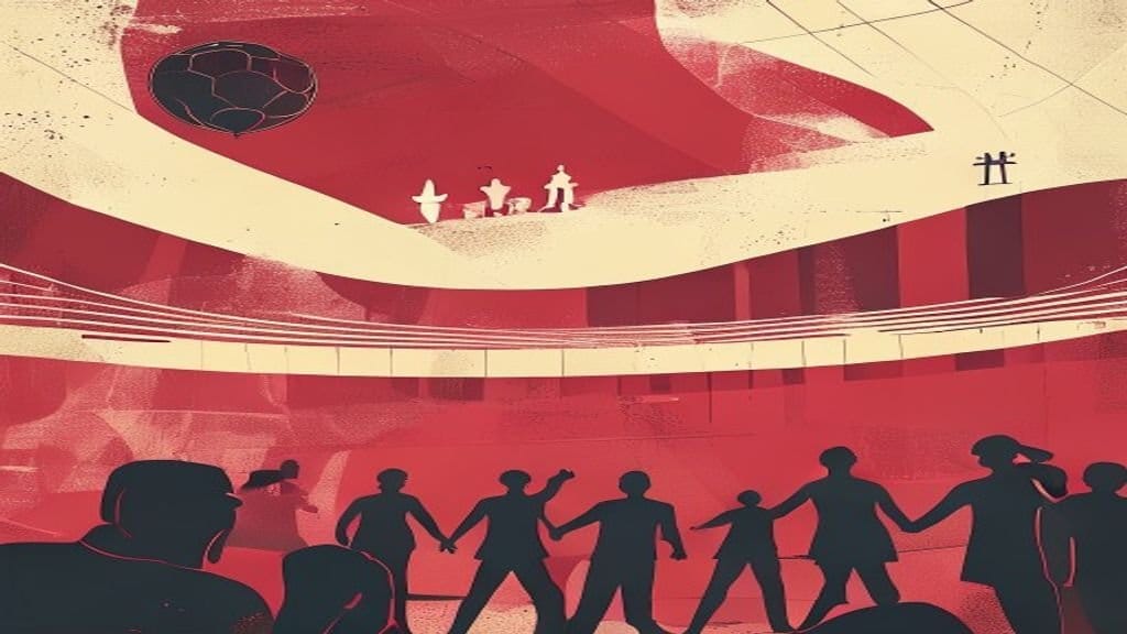 Ilustração editorial: Fifa defende árbitro brasileiro acusado por Trump
