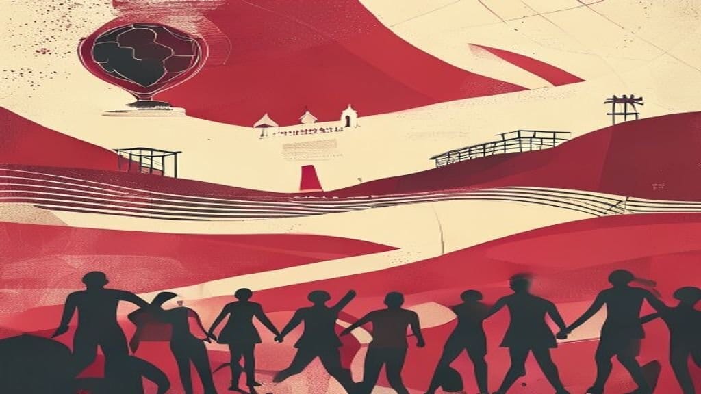 Ilustração editorial: Fifa visita CTs de clubes cariocas para Copa Feminina 2027