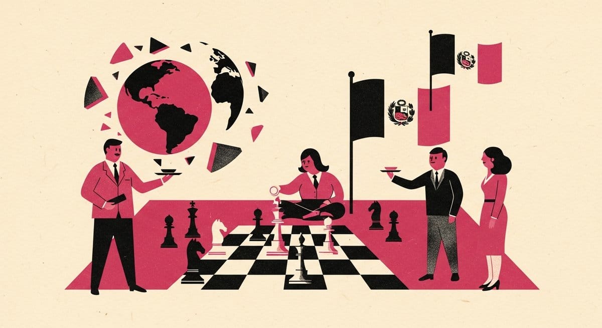 Ilustração editorial: Filha de Fujimori é oficializada presidente do Peru