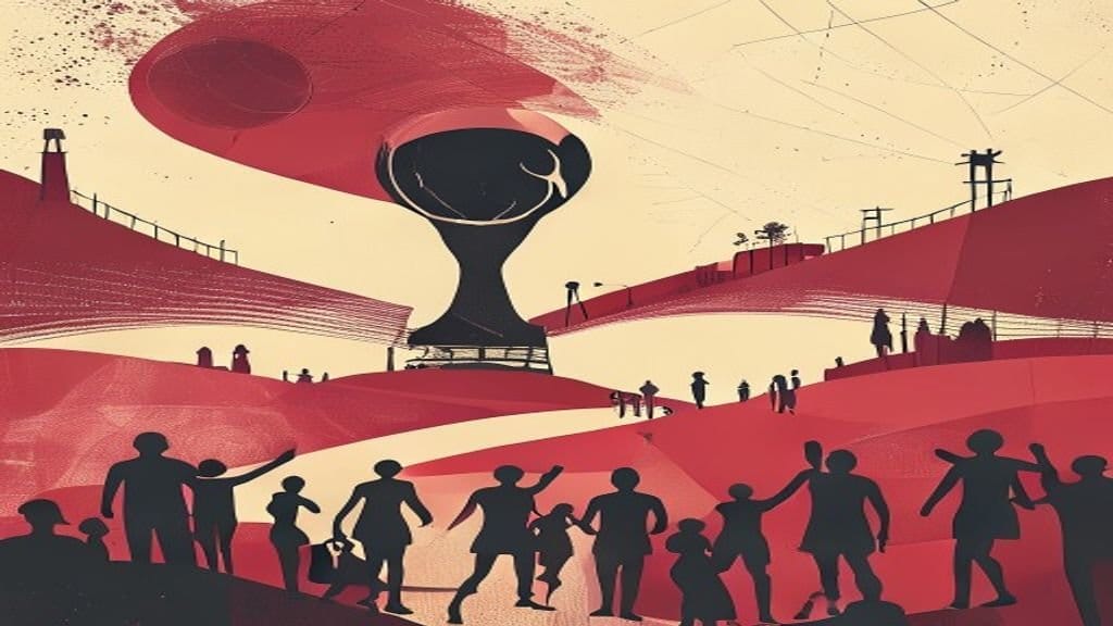 Ilustração editorial: Infantino confirma análise de Copa do Mundo com até 64 seleções