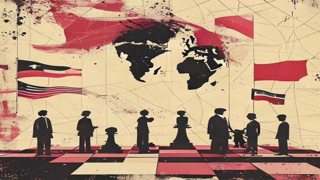Ilustração editorial: Irã ameaça atacar interesses dos EUA se instalações nucleares forem