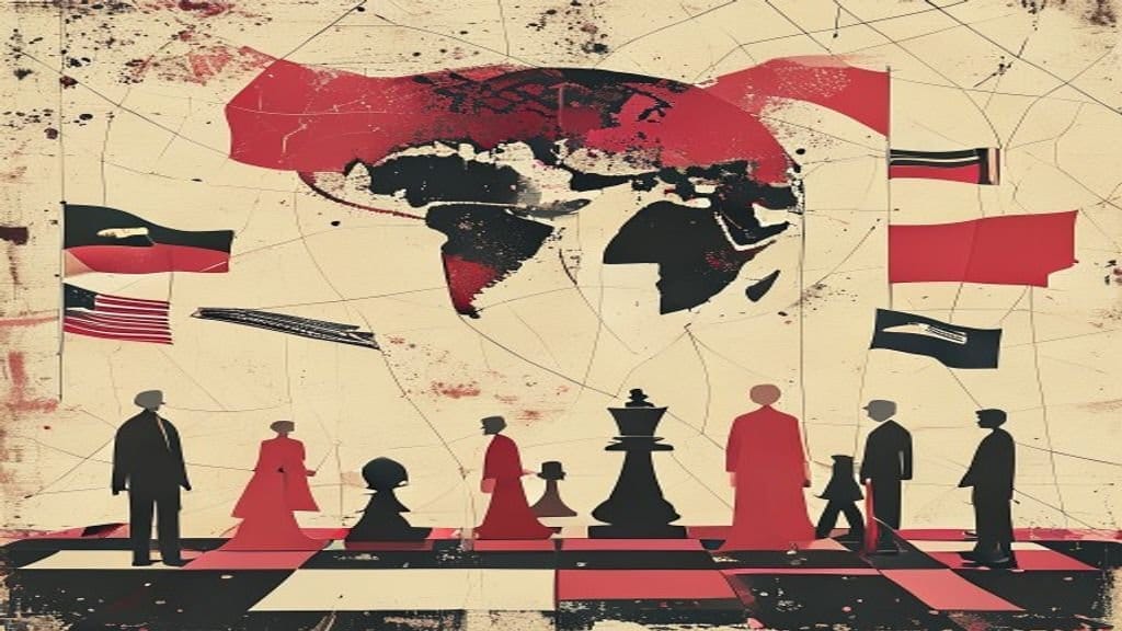 Ilustração editorial: Irã registra explosões pelo terceiro dia após Trump anunciar fim