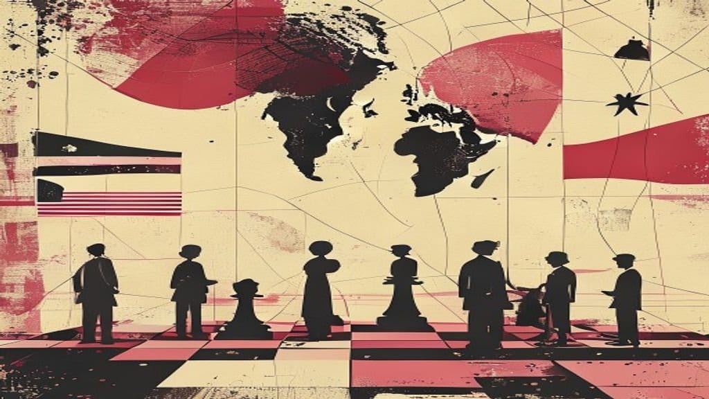Ilustração editorial: Itamaraty cita risco de ação militar dos EUA contra Brasil